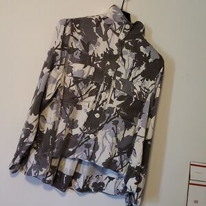 LAURIE FELT BUTTON FRONT  SWING ARMY JACKET 16